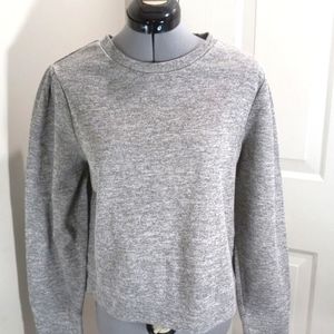 Prolonged Women's  Sz L Grey Sweatshirt, shorter style.